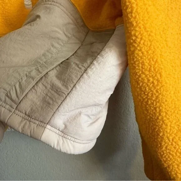 Fabletics Mallory Fleece Pullover Women’s Size Small Yellow/Tan - Picture 10 of 13